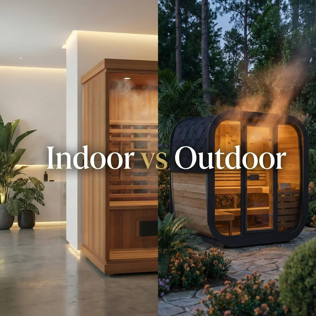 Indoor vs Outdoor Sauna: Which Should You Choose? - Reset Peak