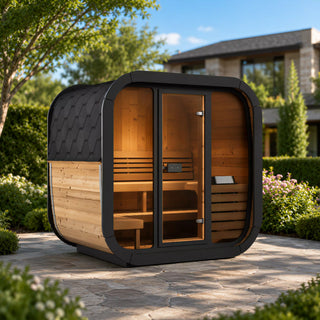 SaunaLife CL5G Outdoor Sauna Cabin – (4 Person)
