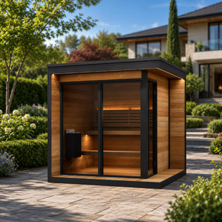 SaunaLife GL6 Outdoor Sauna Cabin – (6 Person)