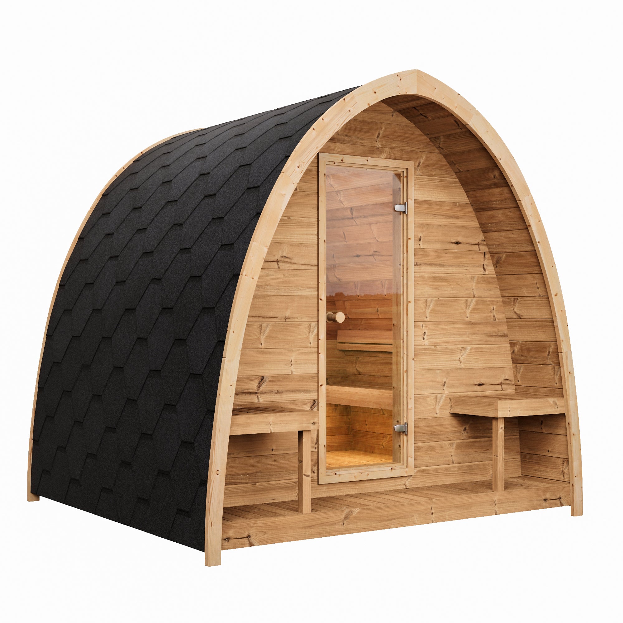 SaunaLife G3 Outdoor Sauna Cabin – (6 Person)