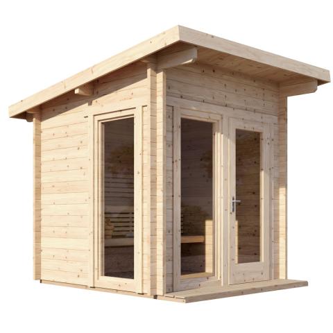 SaunaLife G4 Outdoor Sauna Cabin – (6+ Person)