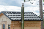 Dundalk Leisurecraft Canadian Timber Georgian Cabin Sauna Outdoor Sauna sauna - Reset Peak