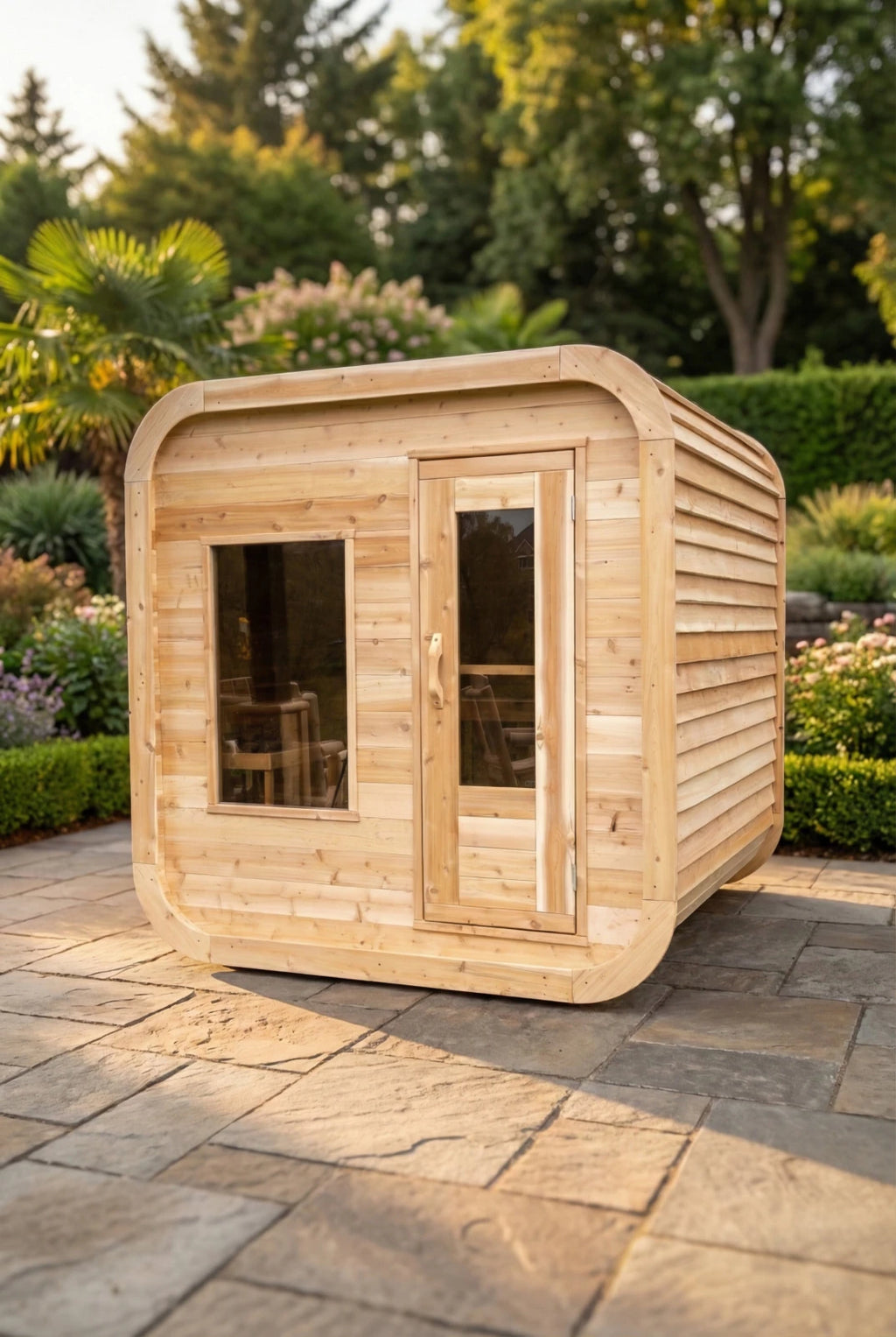 Dundalk Leisurecraft Canadian Timber Luna Sauna Outdoor Sauna sauna - Reset Peak