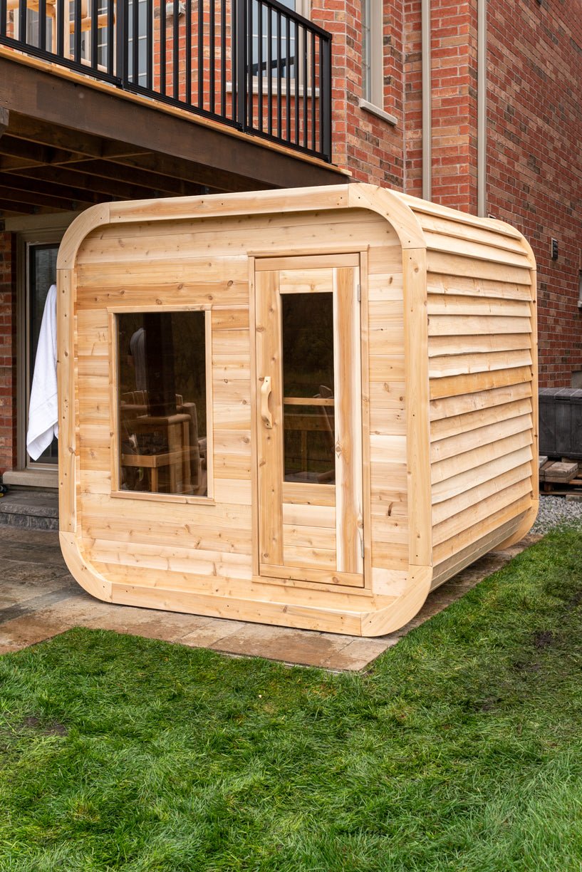Dundalk Leisurecraft Canadian Timber Luna Sauna Outdoor Sauna sauna - Reset Peak