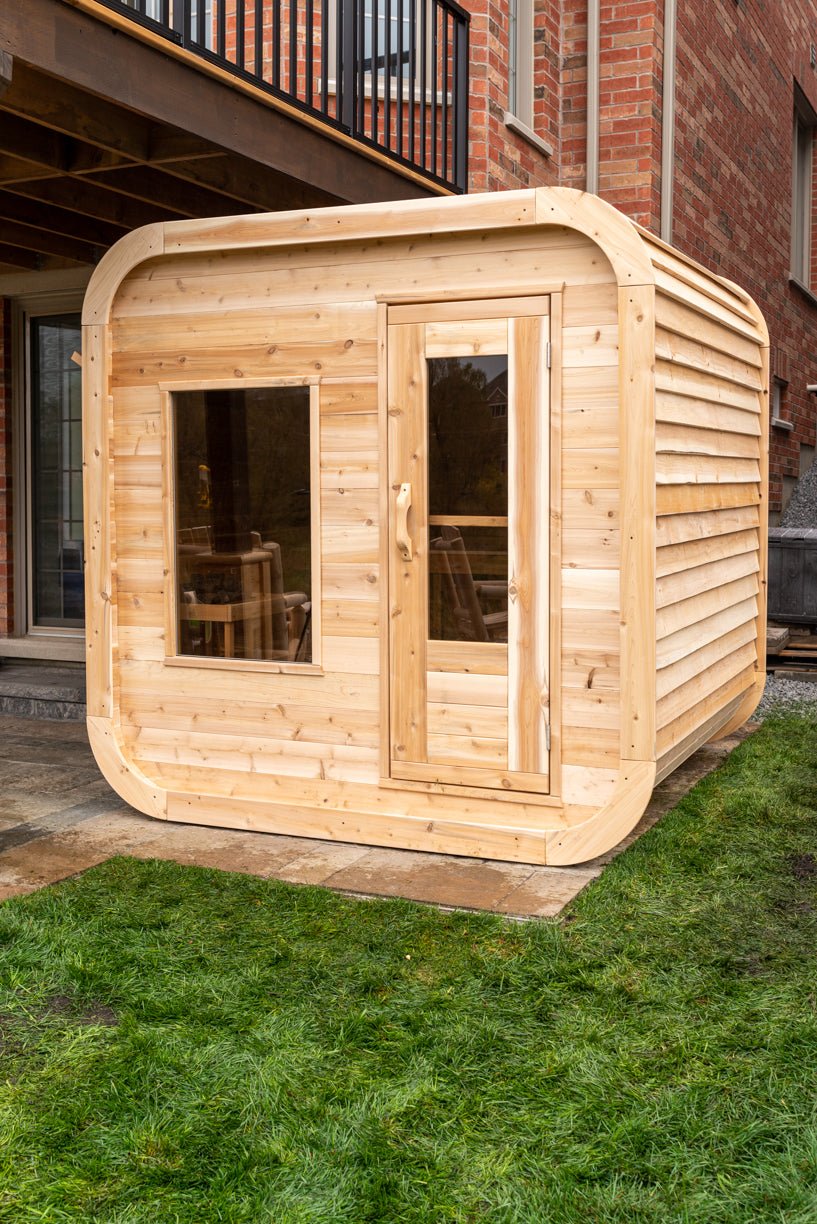 Dundalk Leisurecraft Canadian Timber Luna Sauna Outdoor Sauna sauna - Reset Peak