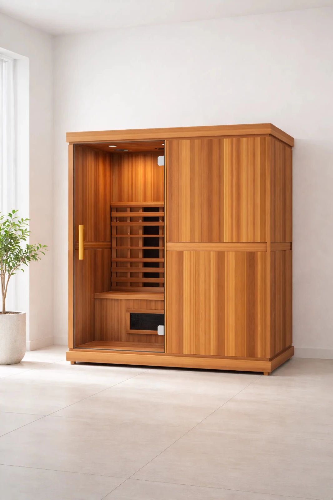 Finnmark FD - 3 Full Spectrum Infrared Sauna - (4 Person) Infrared Sauna sauna - Reset Peak