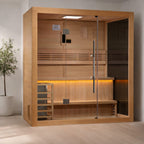 Golden Designs Forssa Edition Indoor Traditional Sauna (3 Person) Traditional Sauna sauna - Reset Peak