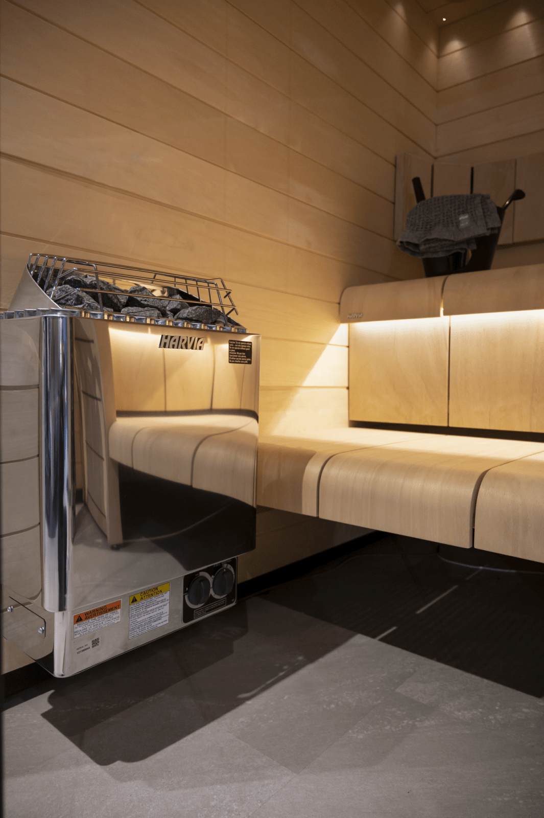 Harvia KIPB Sauna Heater Heater sauna 6.0 kW Black - Reset Peak