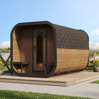 SaunaLife CL12GCP Premium Sauna Suite Kit - (6+ Person) OUTDOOR SAUNAS sauna - Reset Peak