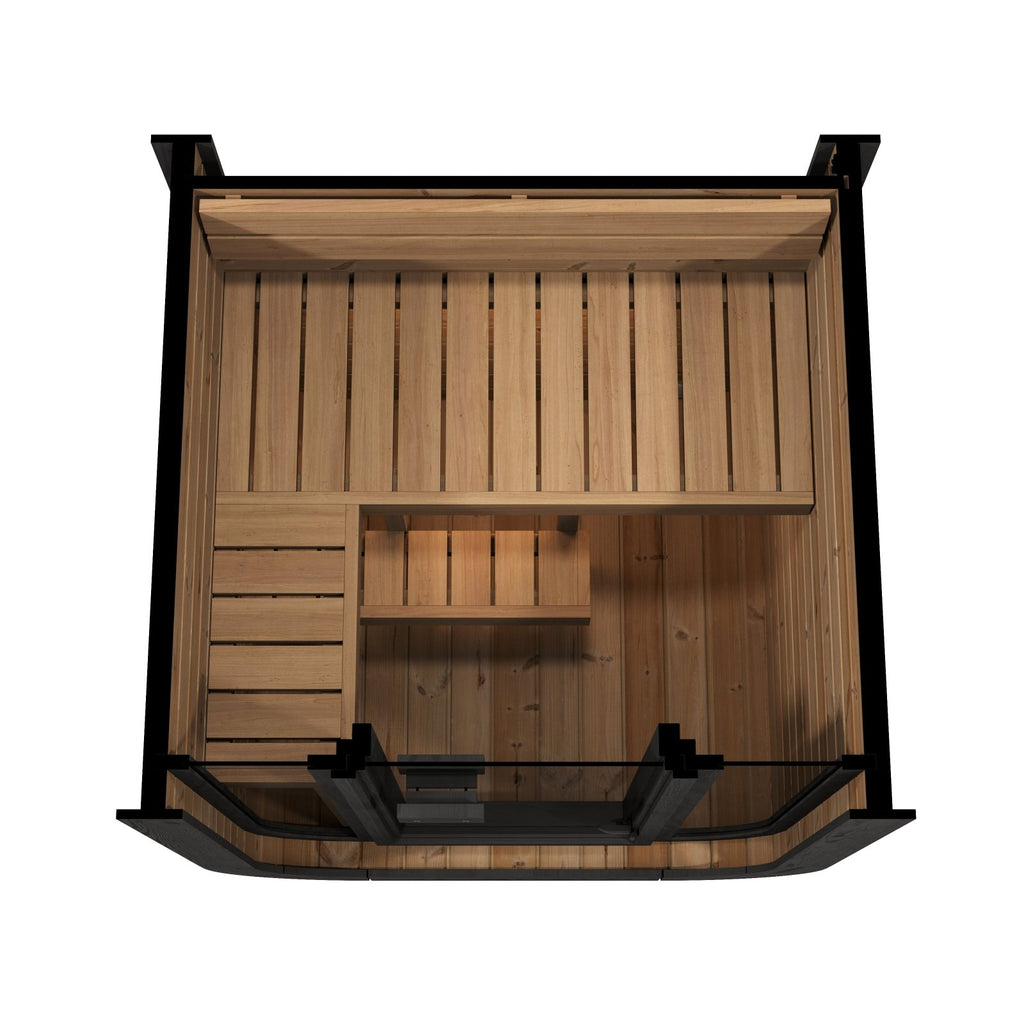 SaunaLife CL3G Outdoor Cube Sauna – (2 Person) OUTDOOR SAUNAS sauna - Reset Peak