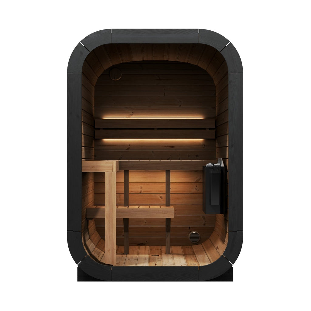 SaunaLife CL3G Outdoor Cube Sauna – (2 Person) OUTDOOR SAUNAS sauna - Reset Peak