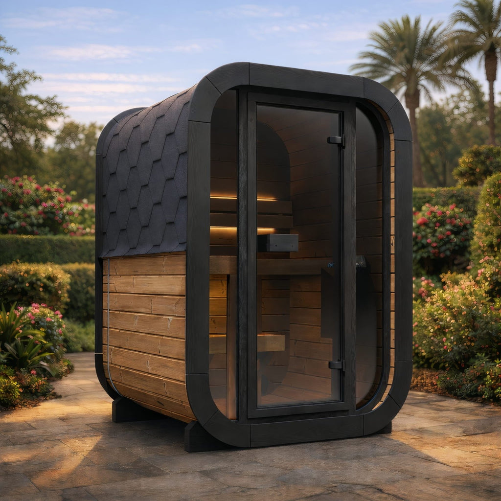 SaunaLife CL3G Outdoor Cube Sauna – (2 Person) OUTDOOR SAUNAS sauna - Reset Peak