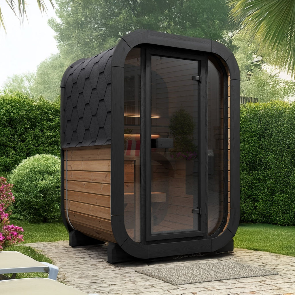SaunaLife CL3G Outdoor Cube Sauna – (2 Person) OUTDOOR SAUNAS sauna - Reset Peak