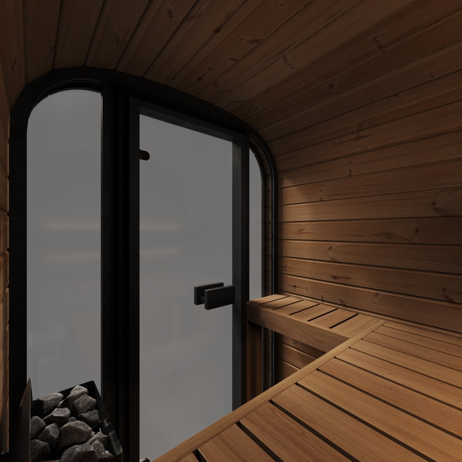 SaunaLife CL3G Outdoor Cube Sauna – (2 Person) OUTDOOR SAUNAS sauna - Reset Peak
