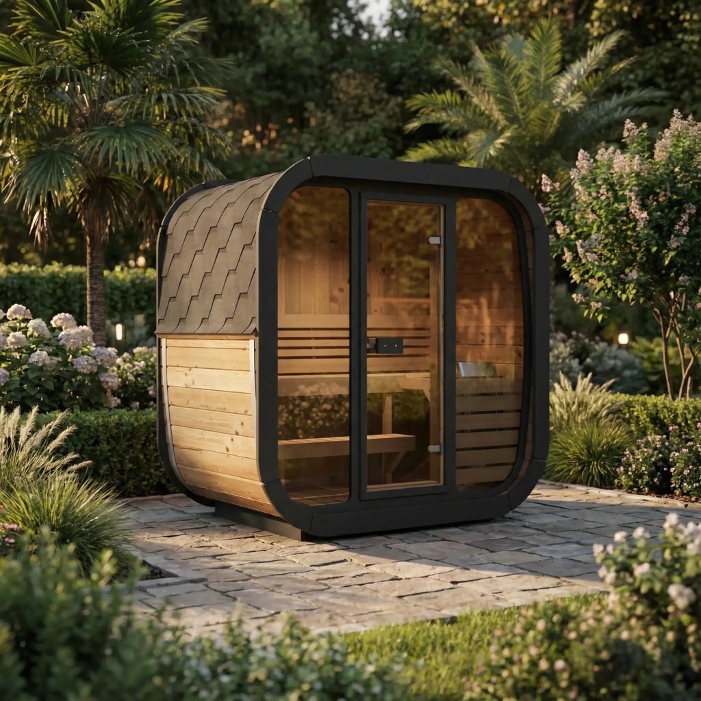 SaunaLife CL4G Outdoor Cube Sauna – (3 Person) OUTDOOR SAUNAS sauna - Reset Peak