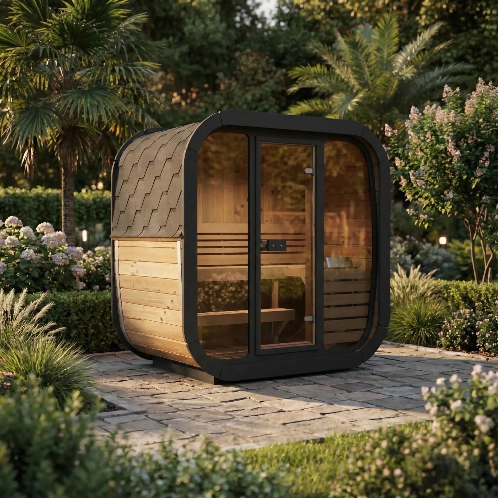 SaunaLife CL4G Outdoor Cube Sauna – (3 Person) OUTDOOR SAUNAS sauna - Reset Peak