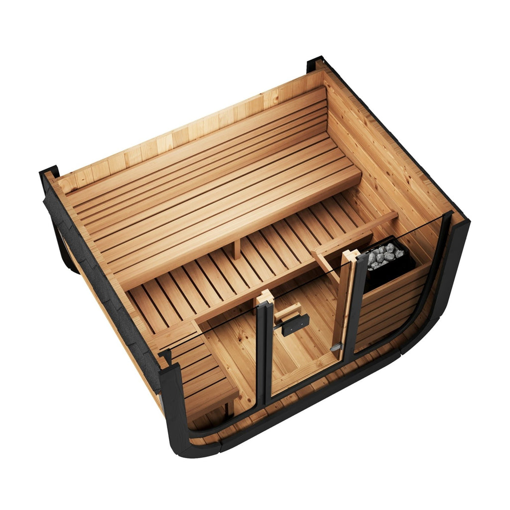 SaunaLife CL5G Outdoor Sauna Cabin – (4 Person) OUTDOOR SAUNAS sauna - Reset Peak