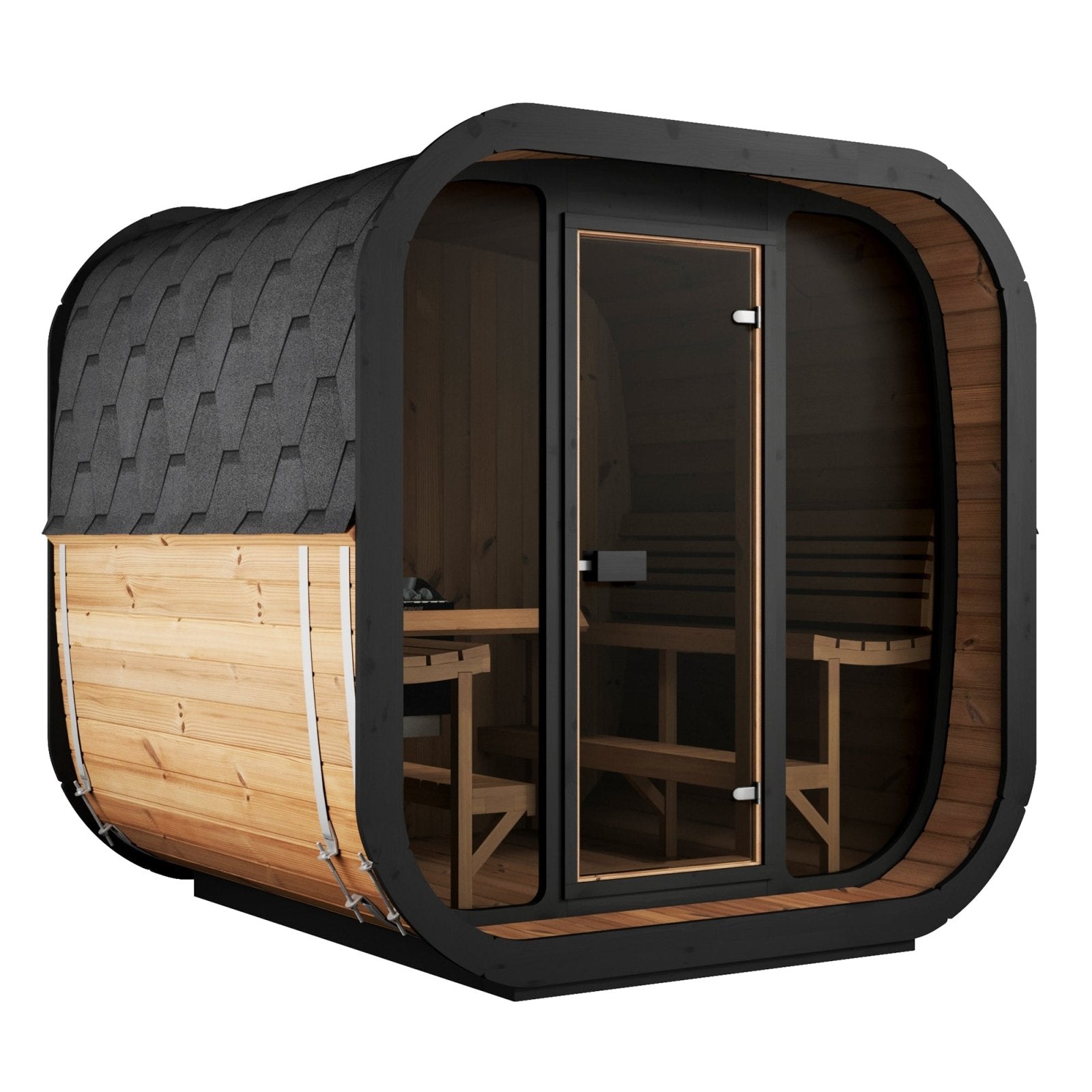 SaunaLife CL7G Outdoor Sauna Cabin – (6 Person) OUTDOOR SAUNAS sauna - Reset Peak