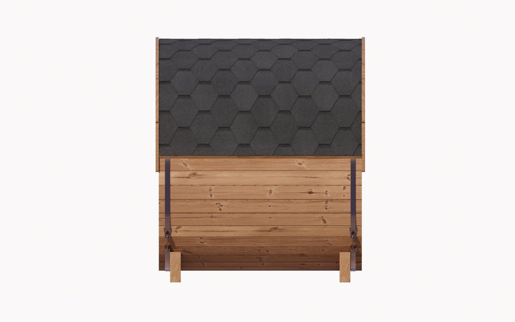 SaunaLife E6 Outdoor Barrel Sauna – Thermo - Spruce (3 - Person) BARREL SAUNA sauna - Reset Peak