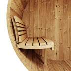 SaunaLife E6 Outdoor Barrel Sauna – Thermo - Spruce (3 - Person) BARREL SAUNA sauna - Reset Peak