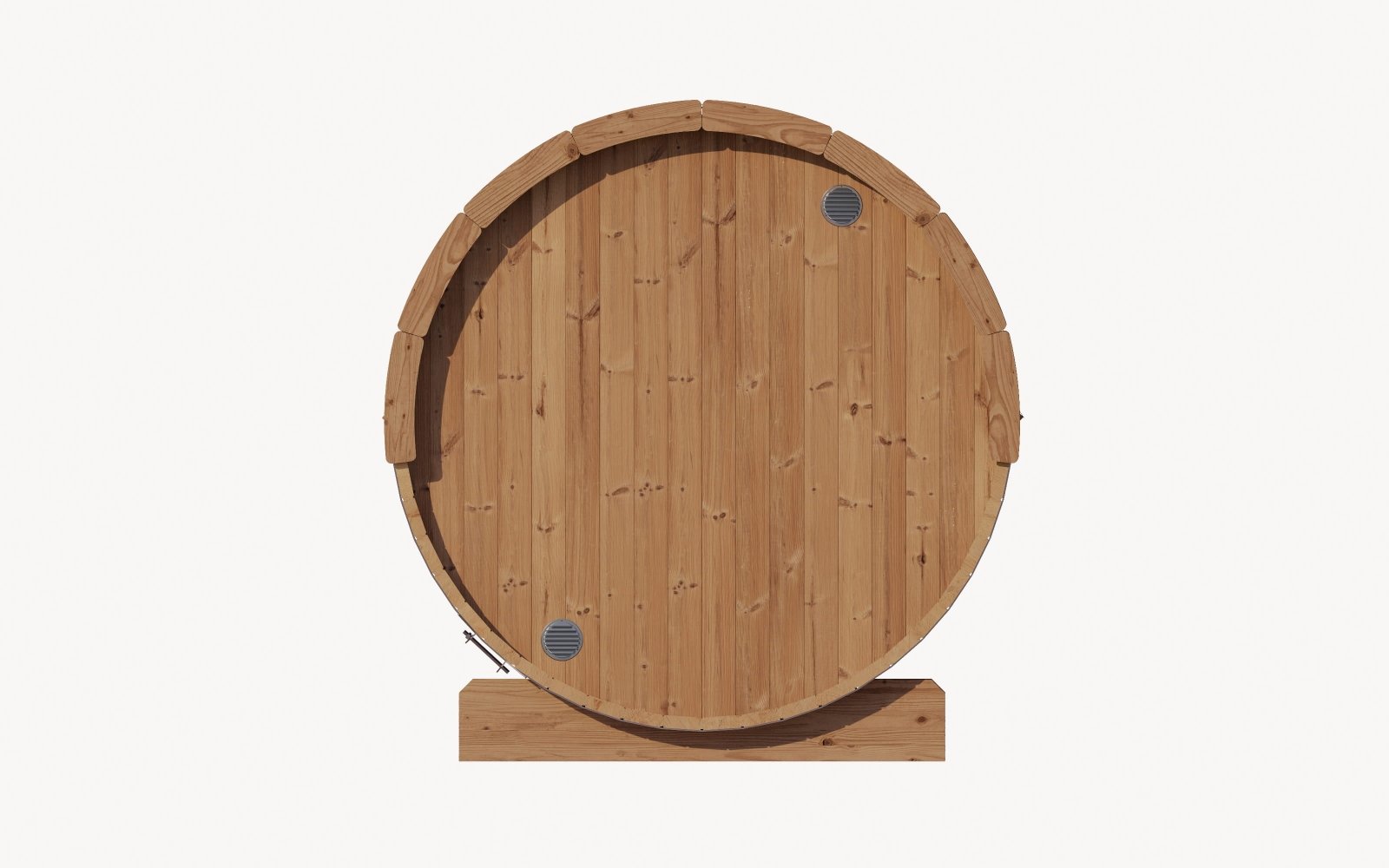 SaunaLife E6 Outdoor Barrel Sauna – Thermo - Spruce (3 - Person) BARREL SAUNA sauna - Reset Peak