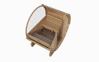 SaunaLife E6W Outdoor Barrel Sauna – (3 Person) BARREL SAUNA sauna - Reset Peak