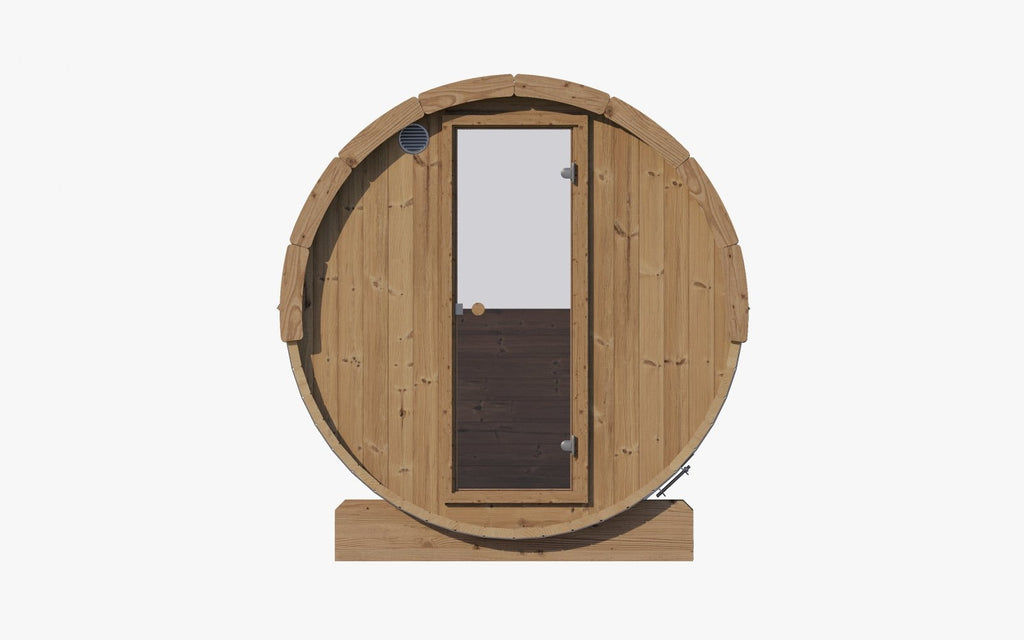 SaunaLife E6W Outdoor Barrel Sauna – (3 Person) BARREL SAUNA sauna - Reset Peak