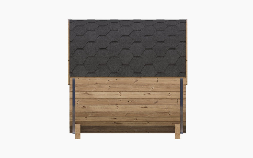 SaunaLife E7 Outdoor Barrel Sauna – (4 Person) BARREL SAUNA sauna - Reset Peak