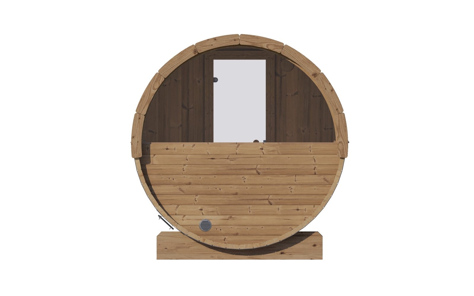 SaunaLife E7W Outdoor Barrel Sauna – (4 Person) BARREL SAUNA sauna - Reset Peak