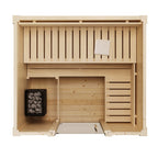 SaunaLife G2 Outdoor Home Sauna Kit – (4 Person) OUTDOOR SAUNAS sauna - Reset Peak