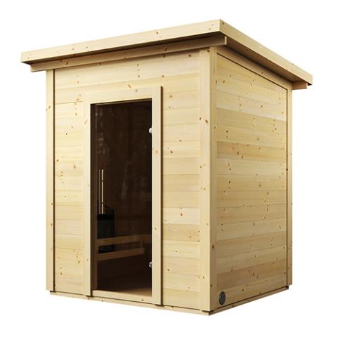 SaunaLife G2 Outdoor Home Sauna Kit – (4 Person) OUTDOOR SAUNAS sauna - Reset Peak
