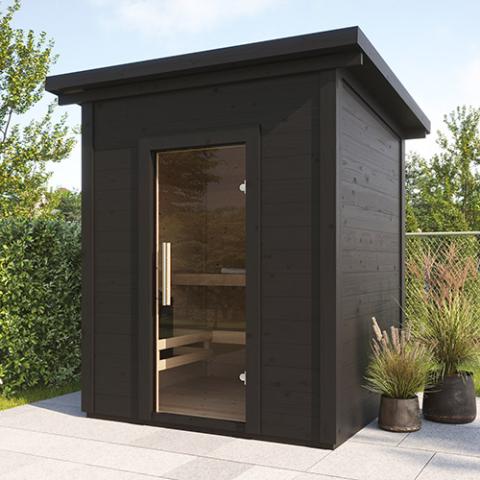 SaunaLife G2 Outdoor Home Sauna Kit – (4 Person) OUTDOOR SAUNAS sauna - Reset Peak