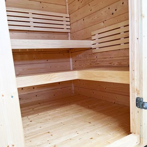 SaunaLife G2 Outdoor Home Sauna Kit – (4 Person) OUTDOOR SAUNAS sauna - Reset Peak
