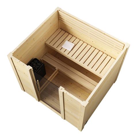 SaunaLife G2 Outdoor Home Sauna Kit – (4 Person) OUTDOOR SAUNAS sauna - Reset Peak