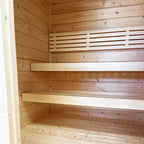 SaunaLife G2 Outdoor Home Sauna Kit – (4 Person) OUTDOOR SAUNAS sauna - Reset Peak