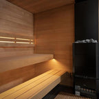 SaunaLife G6 Outdoor Sauna Cabin – (5 Person) OUTDOOR SAUNAS sauna Left Hinge Door - Reset Peak