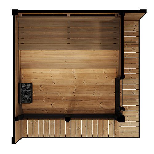 SaunaLife GL6 Outdoor Sauna Cabin – (6 Person) OUTDOOR SAUNAS sauna - Reset Peak