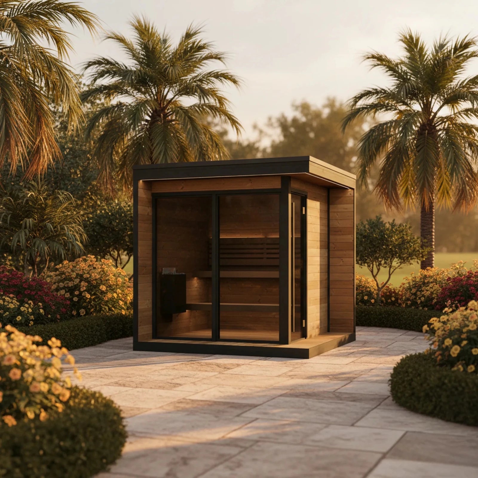 SaunaLife GL6 Outdoor Sauna Cabin – (6 Person) OUTDOOR SAUNAS sauna - Reset Peak