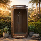SaunaLife Outdoor Barrel Shower Model R3 OUTDOOR SHOWER sauna - Reset Peak