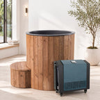 SaunaLife S1N - Cold Plunge - (1 Person) Cold Plunges sauna Beige - Reset Peak