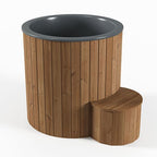 SaunaLife S1N - Cold Plunge - (1 Person) Cold Plunges sauna Black - Reset Peak