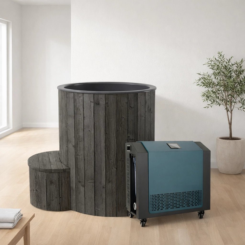 SaunaLife S1N - Cold Plunge - (1 Person) Cold Plunges sauna Black - Reset Peak