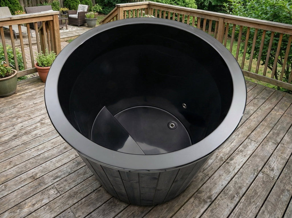 SaunaLife S1N - Cold Plunge - (1 Person) Cold Plunges sauna Black - Reset Peak