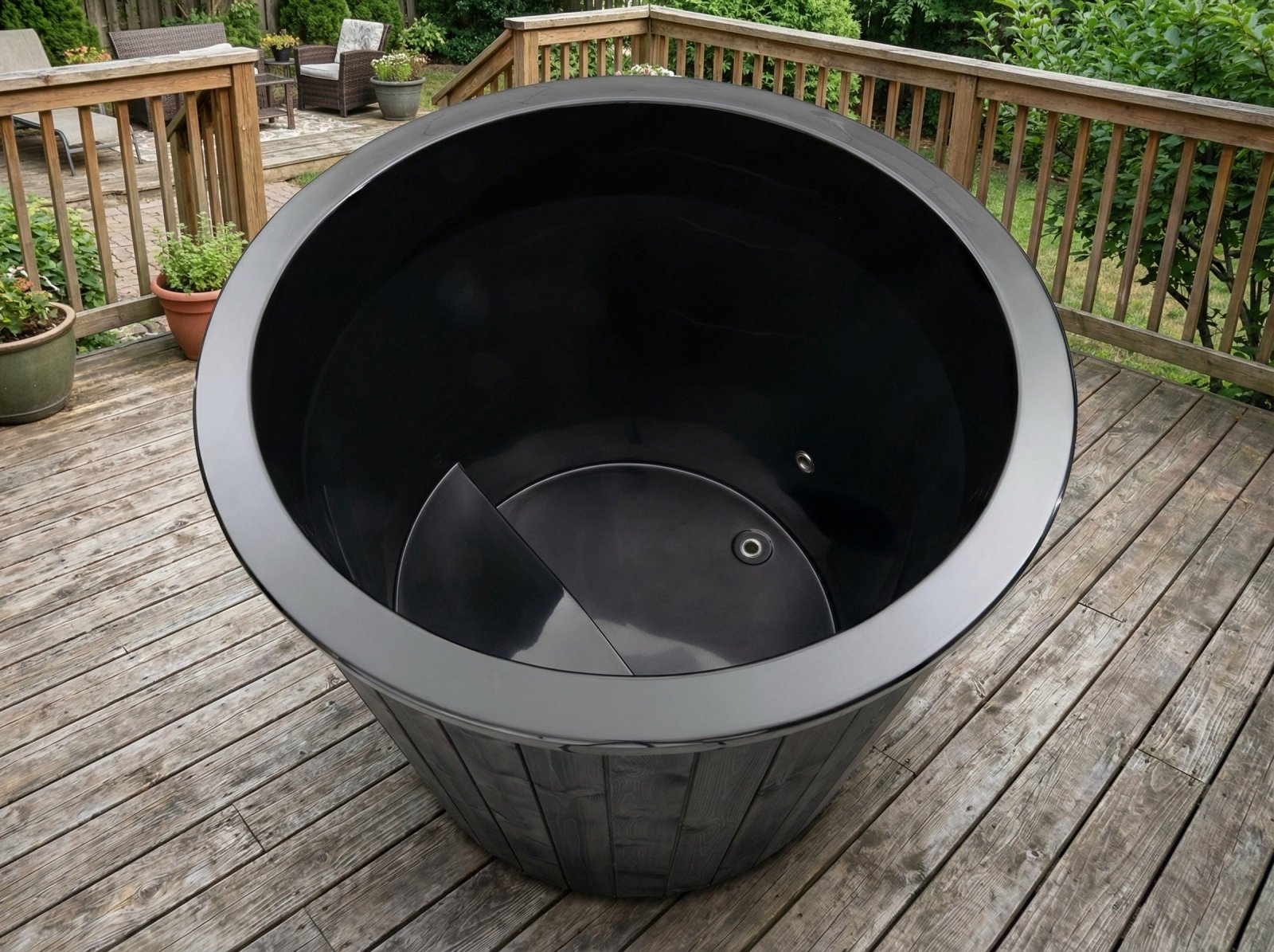 SaunaLife S1N - Cold Plunge - (1 Person) Cold Plunges sauna Black - Reset Peak