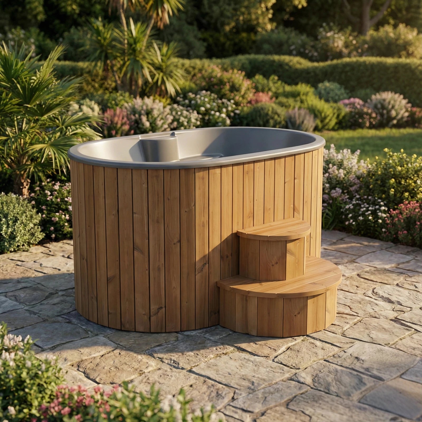 SaunaLife S2B - Cold Plunge - (2 Person) Cold Plunges sauna Beige - Reset Peak