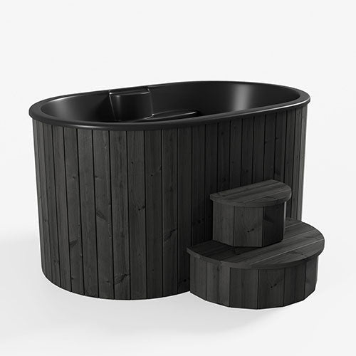 SaunaLife S2B - Cold Plunge - (2 Person) Cold Plunges sauna Black - Reset Peak
