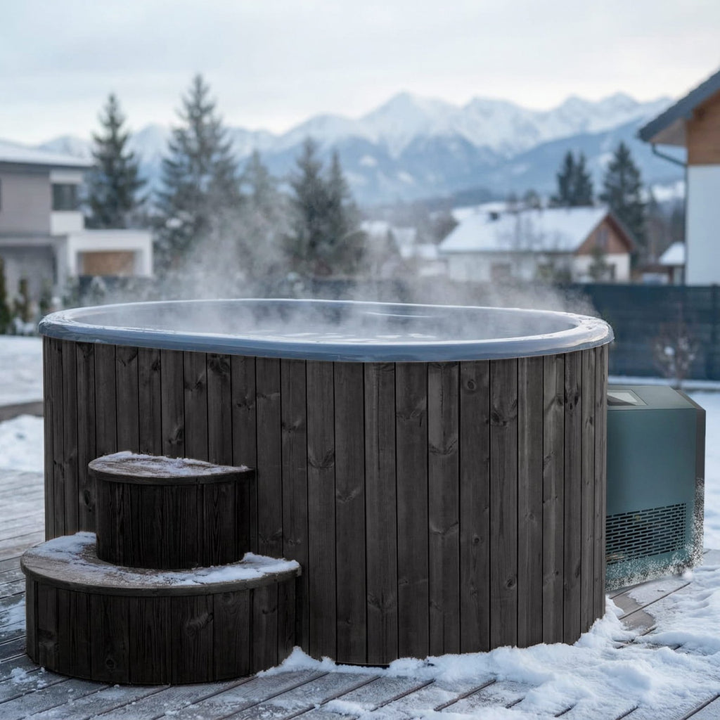 SaunaLife S2B - Cold Plunge - (2 Person) Cold Plunges sauna Black - Reset Peak